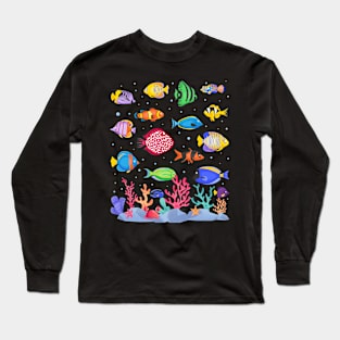 Tropical Fish Aquarium Pet animals Long Sleeve T-Shirt